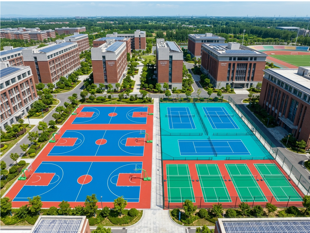 乌海市硅PU球场预制型塑胶跑道 - 排名