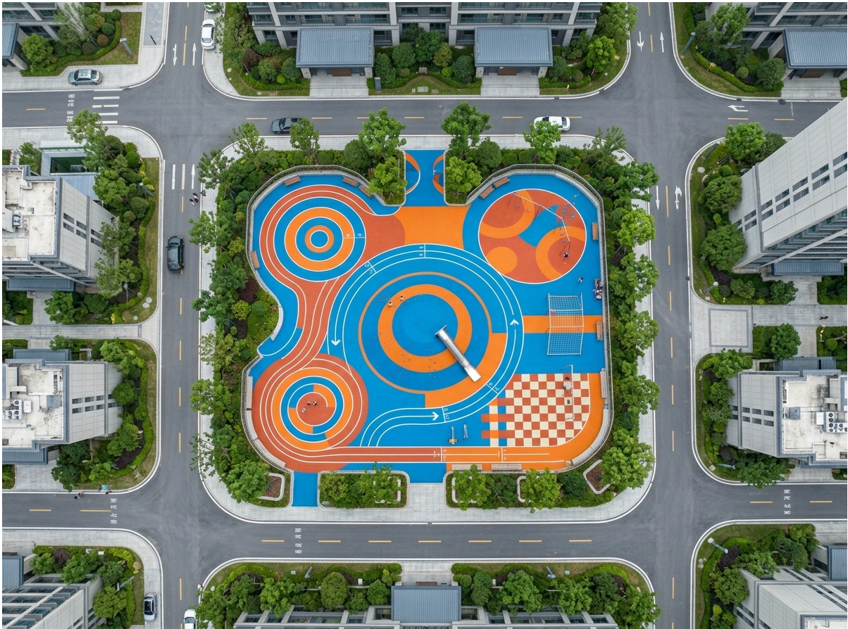 乌海市透气型塑胶跑道EPDM塑胶跑道 - 厂家